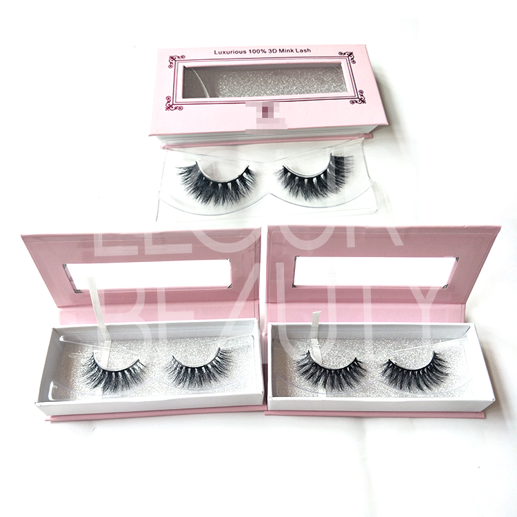 Create your own brand natural volume 3D mink eyelashes vendors China EL19